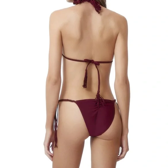 PQ swim Mila bathing suit set in Sangria small top and medium bottom NWT - Picture 2 of 14